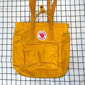 LIKE NEW Fjallraven Kanken Totepack, Ochre